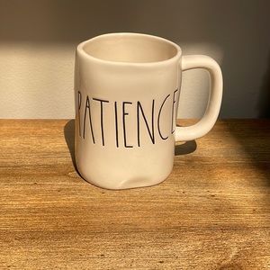 Rae Dunn Mug “Patience” like new